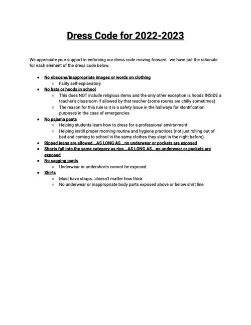 Dress Code